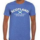 ‘Scotland Probably’ Mens Tee - Heather Royal