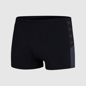 Speedo Mens Boom Splice Aquashort - Black/Grey