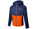 Dare2B In the Lead II - Kids Waterproof Jacket Navy/Orange