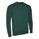 Glenmuir MORAR Crew Neck Lambswool Sweater - Bottle Green