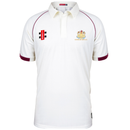 Goblin Ha' CC Matrix V2 Short-sleeved Playing Shirt (Ivory/Maroon)