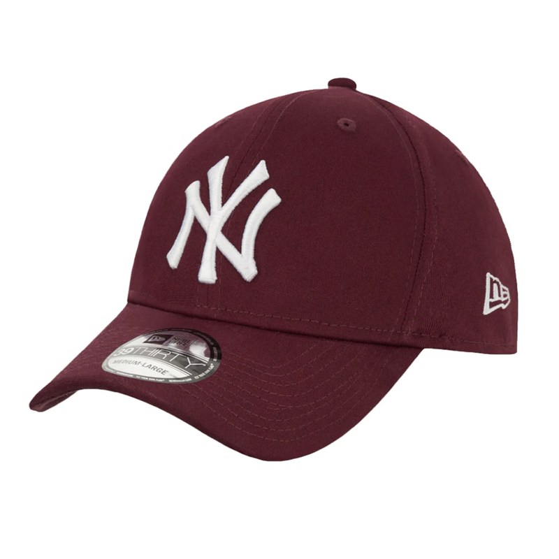 New Era 9 FORTY Yankees Cap - Maroon/Grey