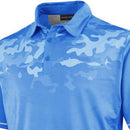 Island Green Junior Golf Polo - Blue Camo