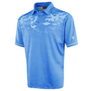 Island Green Junior Golf Polo - Blue Camo