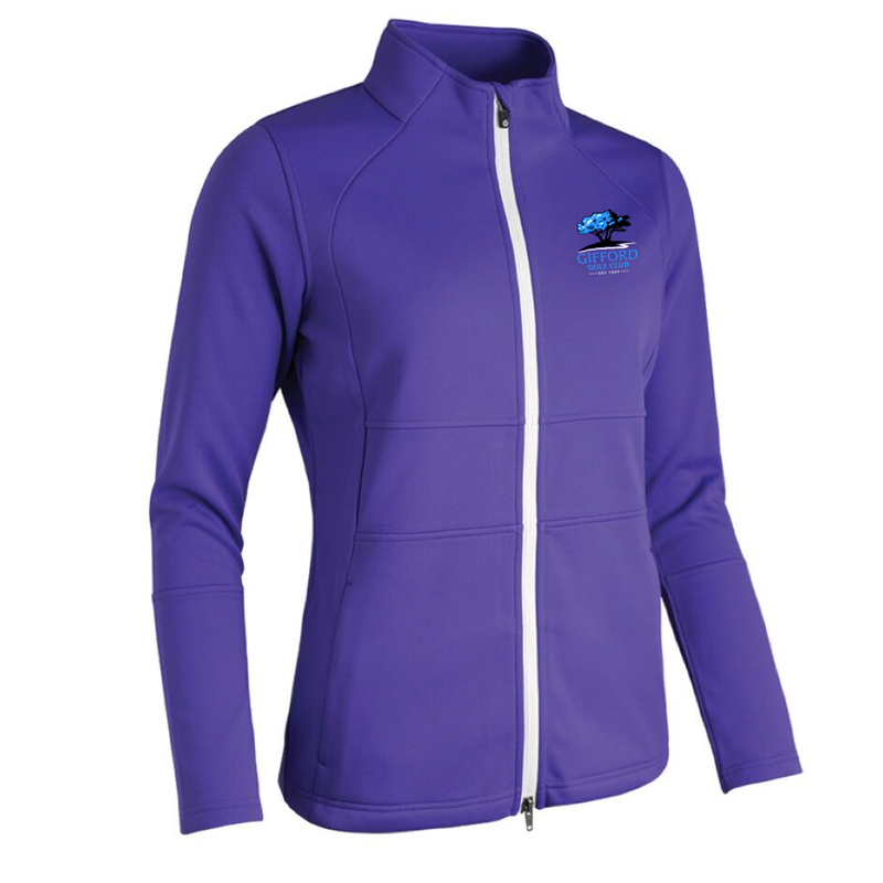 GGC NIRA Womens Zip Front Thermal Panelled Fleece Showerproof Golf Jacket