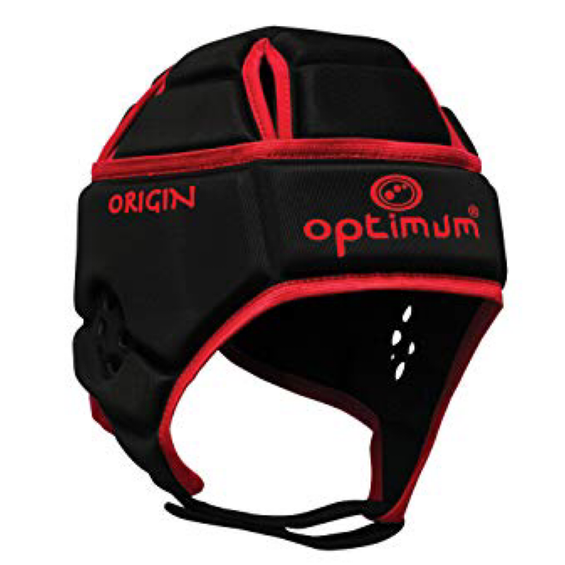 Optimum Origin Headguard - Black/Red