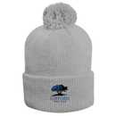 GGC MALABAR Thermal Lined Turn Up Rib Merino Golf Beanie Bobble Hat