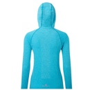 Ron Hill Womens Life Seamless Hoodie - Blue