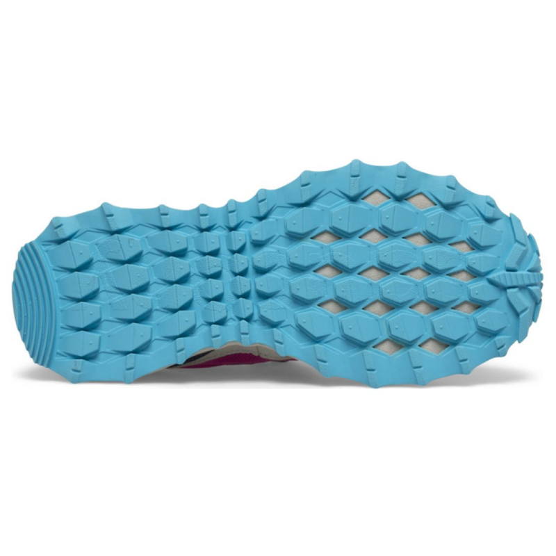 Saucony Peregrine Shield Junior with Strap Fastening - Navy/Pink/Turquoise